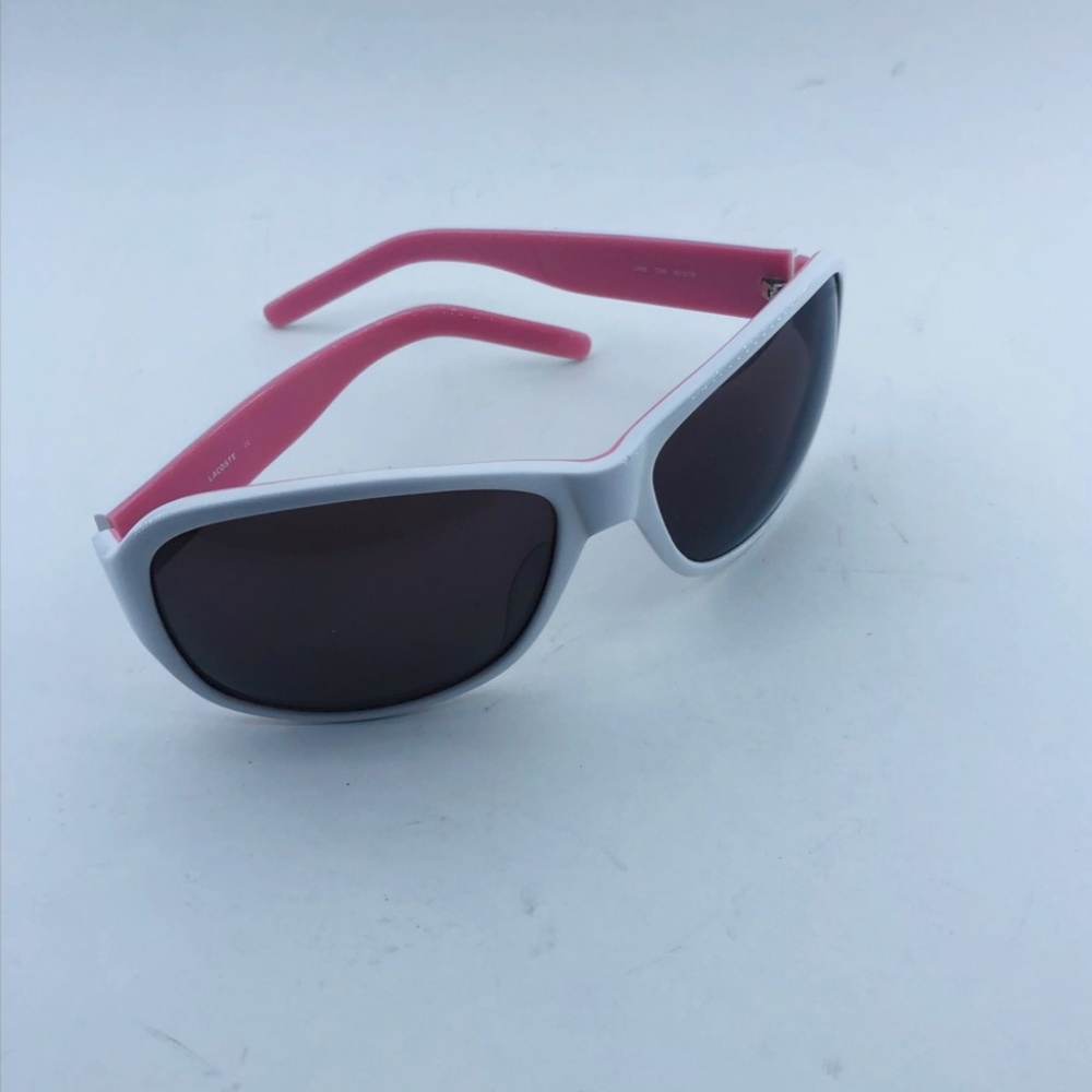 Lacoste White/Pink Sunglasses